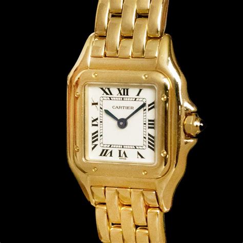 cartier vintage watch gold|cartier watches old models.